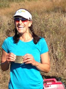 Marcy after completing Marin Headlands 100.